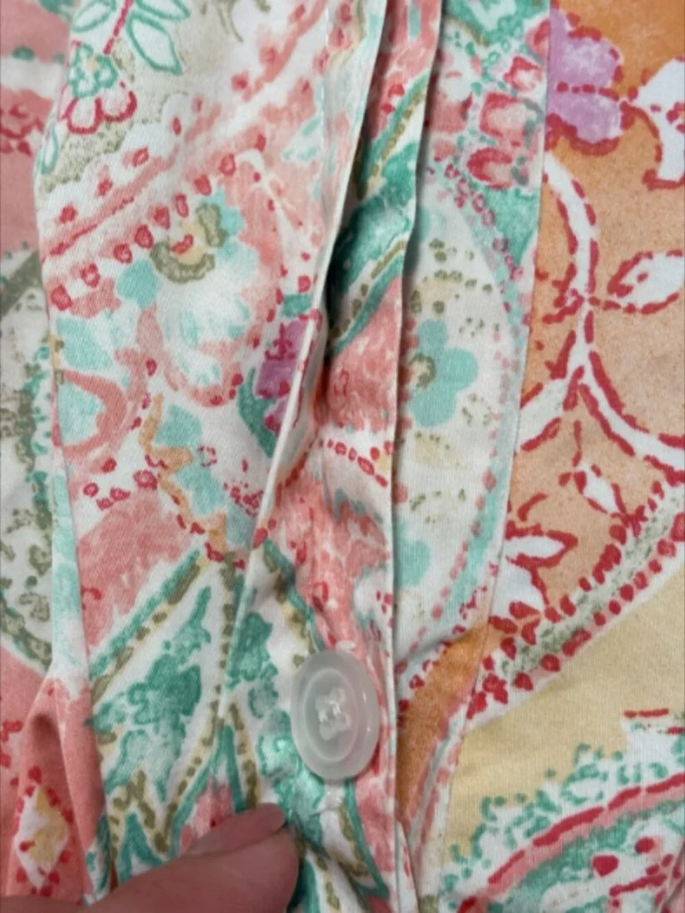 Lauren Ralph Lauren Jamaica Paisley Queen Duvet Shams Set 450TC Cotton Sateen
